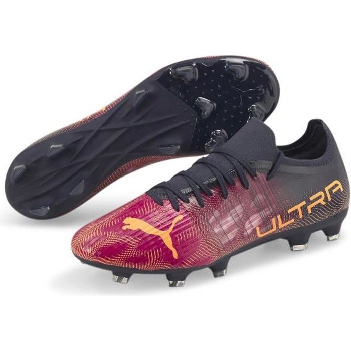 Chaussures de football de football Puma Ultra 3.4 FG/AG - violet/jaune