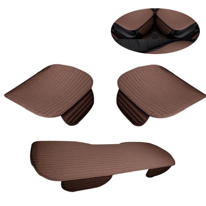Kit de tapis de siège auto coussin de respirant pour voiture trois pièces (café) AIDE A LA CONDUITE HANDICAPEE