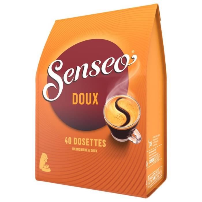 SENSEO - Espresso 40 Dosettes Doux - Lot De 3