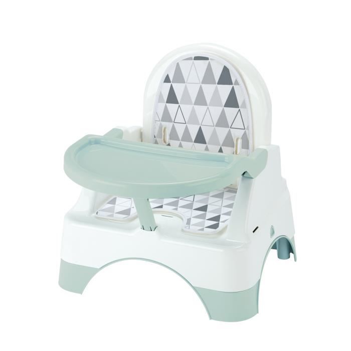 THERMOBABY Réhausseur de Chaise Edgar avec Marchepied Vert Céladon