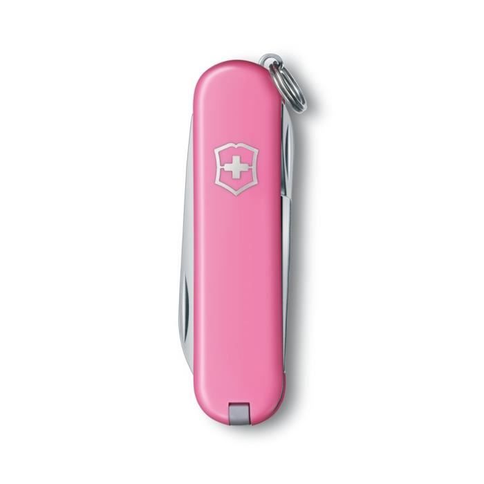 Couteau Suisse de Poche Rose - Victorinox Classic 58mm 7 Pieces - 0.6223.51