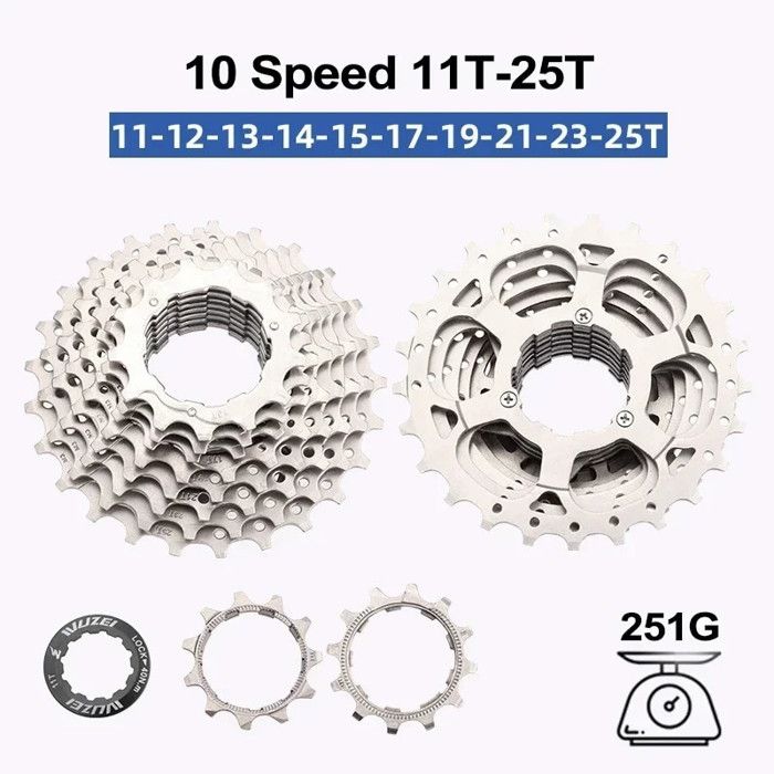 Cassette Roue Libre Vélo 6 Vitesses 14-28T - Acier Renforcé, Design Creux, Pour VTT Et Route