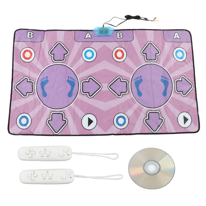 Tapis De Danse USB Antidérapant Interactif - Jeu Fitness Pour PC Et Console