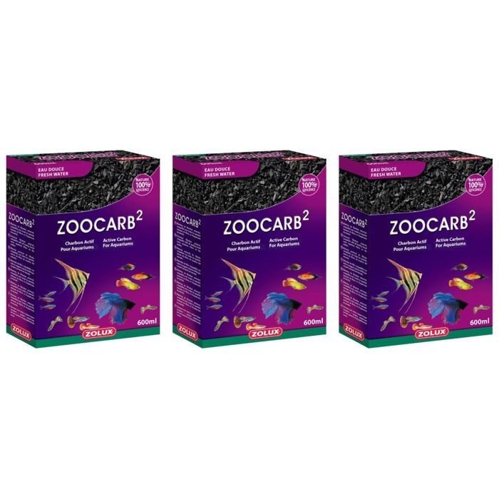 Comparer les prix de Charbon Zoocarb 2 600 Ml (Lot De 3)