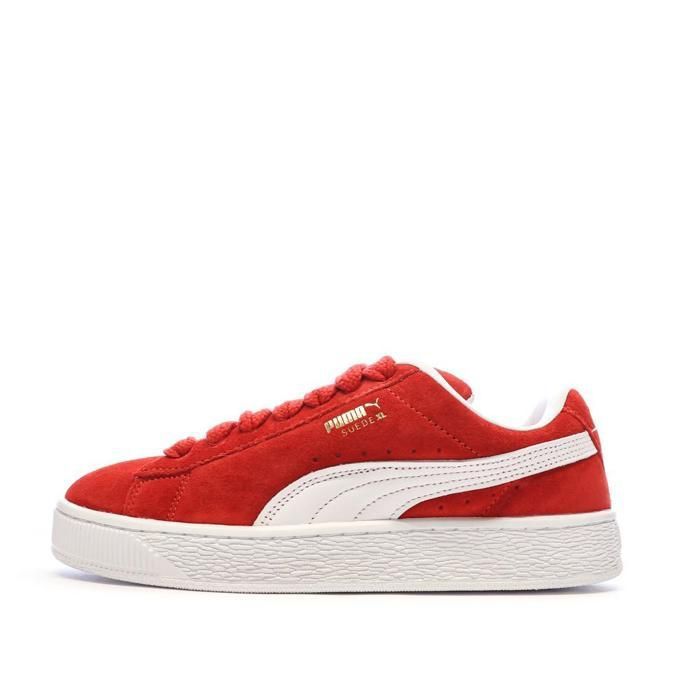 Puma Baskets Rouges Femme Puma Suede XL 395205