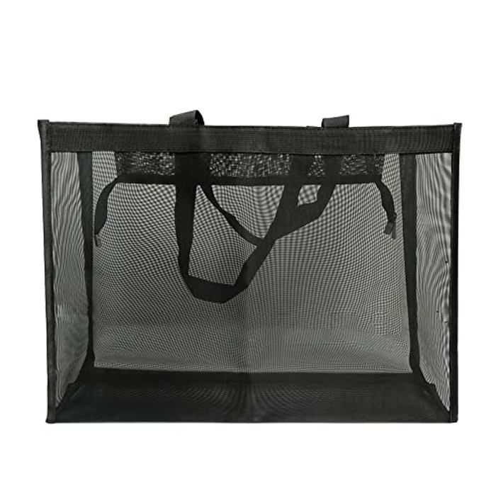 GRAND SAC FOURRE-TOUT DE PLAGE EN PAILLE - MARQUE INC - COULEUR BEIGE - NEUF AVEC ÉTIQUETTES