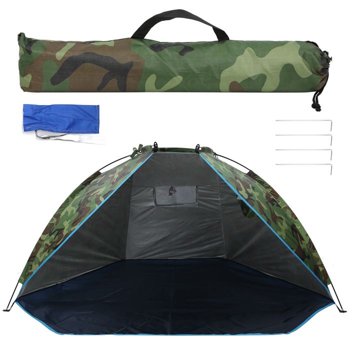Tente SUV / Abri De Hayon Imperméable – 1,5 X 1,5 X 2,3 M – Pour Douche, Vestiaire, Toilette – Inclut 6 Piquets
