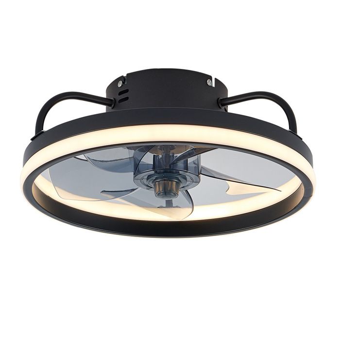 Ventilateur de plafond intelligent - 55 W - 6 modes - avec télécommande et éclairage - Décoration de chambre et de salon - Prumya