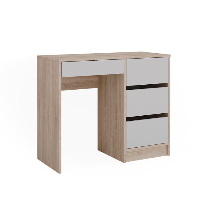 Bureau Sherry 90x40cm avec tiroirs Blanc/Sonoma Vicco 43666 Bureau Sherry 90x40cm avec tiroirs Blanc/Sonoma Vicco 43666