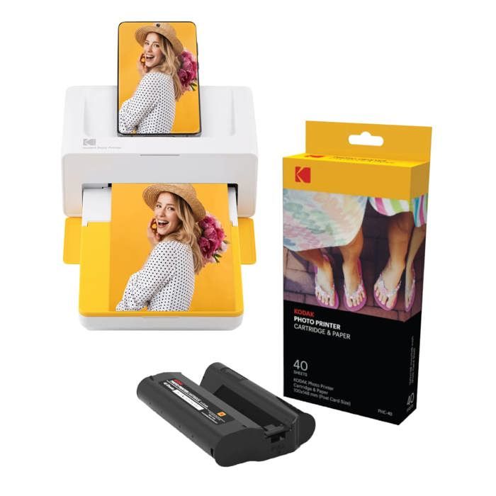 KODAK – Pack Imprimante Photo Bluetooth PD460 + Cartouche 40 Photos Format Carte Postale 10x15 cm Neuf - vue 4