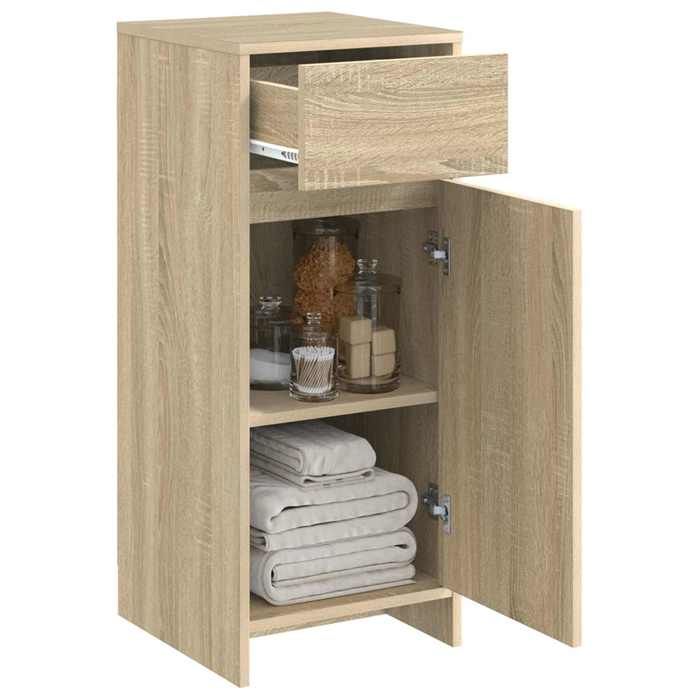 Armoire de salle de bain - COCO - Colonne de bain - COCO - bois dingénierie - chêne sonoma - 35x36 5x85 cm&77830
