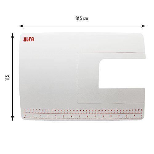 Alfa Table d`extension pour machine à coudre blanc 28.5-nbspx 40.5-nbspx 3-nbspcm - A608400000