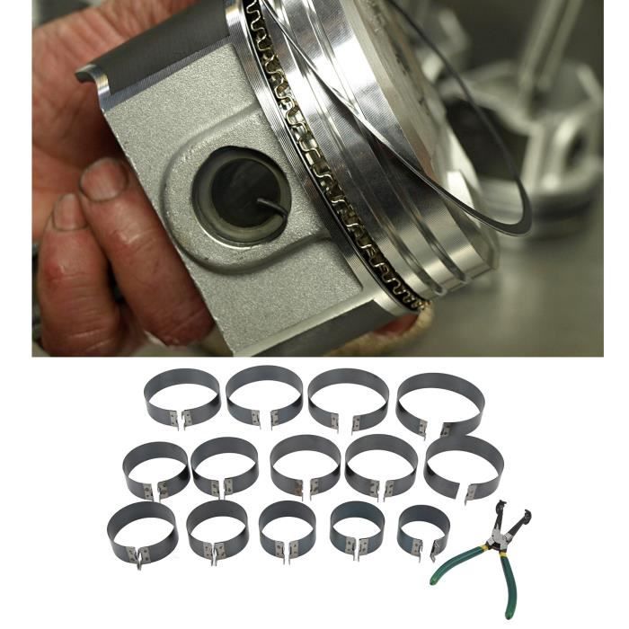 Kit d'outils d'entretien de segment de piston 11 pièces - Outil