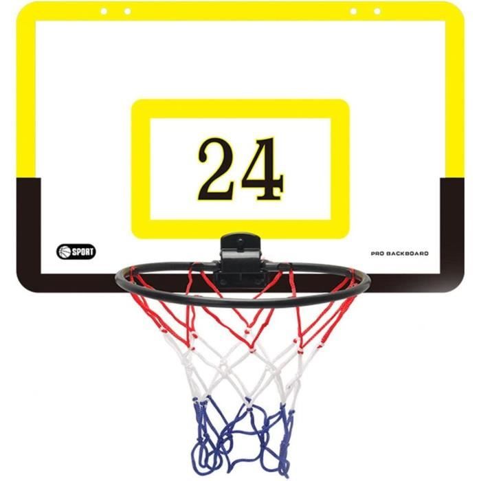 Mini Cerceau de Basket-Ball en Salle,Ensemble de paniers de Basket-Ball à  Montage Mural sans poinçon