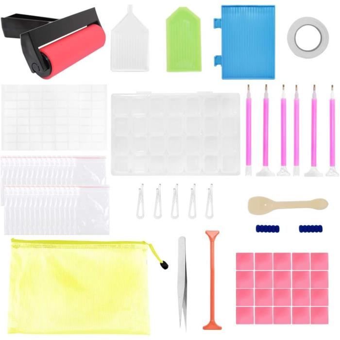 Rouleau Presseur Pour Peinture Diamant 5D - Outil De Collage Et Aplatissement, 10 Ou 15 Cm, En Plastique Léger