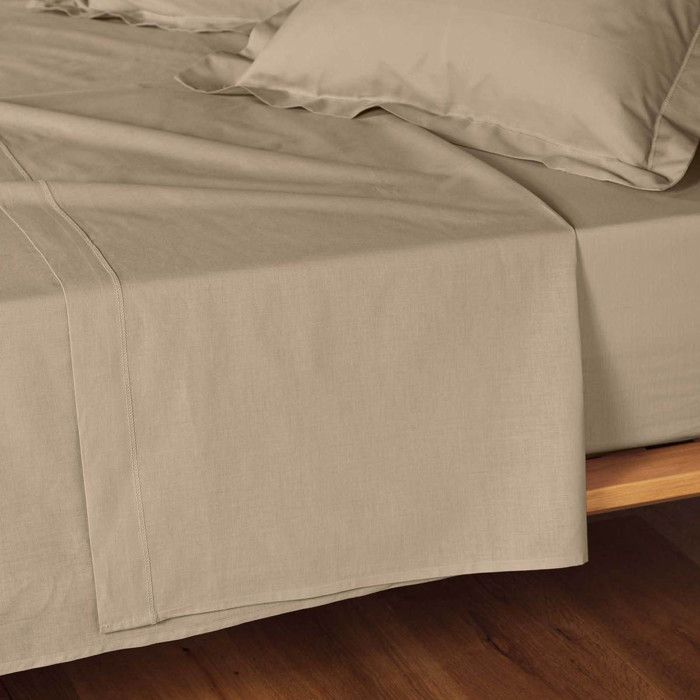 Drap Plat Lina 180x290cm Sable