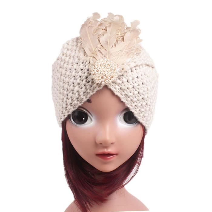 Enfants Bebe Filles Tricot Bonnet Beanie Turban Tete Wrap Cap Pile Cap Bg Huhu9 Cdiscount Au Quotidien
