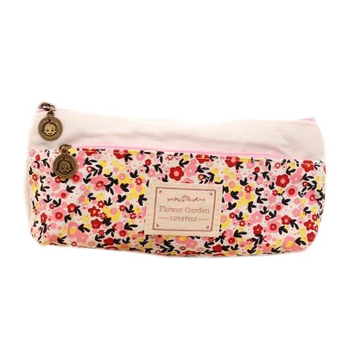 Trousse D'École Pepe Jeans Sandra - Rose, Bandoulière Plate, 20x24 Cm, Polyester