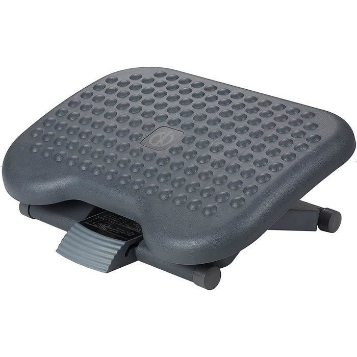 Repose-pieds Réglable Bureau - 4 Hauteurs - Surface Massante - Ergonomique Pour Position Assise Ou Debout - 9