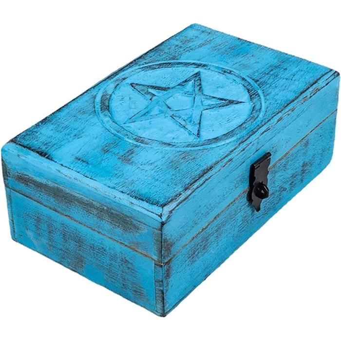 TMISHION Boîte à Bijoux Boîte De Rangement De Bijoux En Bois Vintage Boîte De Livre Décorative