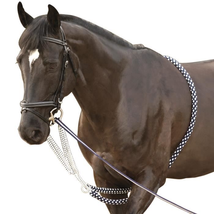 Martingale d'équitation cuir souple Dy'on - New English