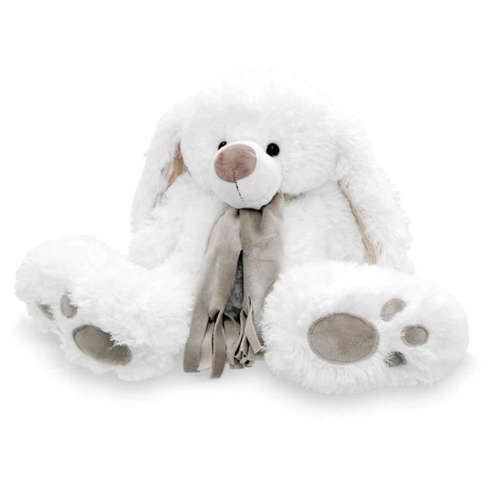 Peluche lapin geant xxl kalodou 80 cm Cdiscount Jeux Jouets