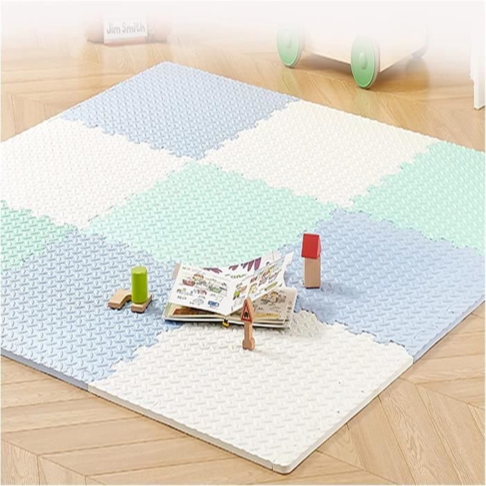 Tapis de Sol Puzzle Fitness 12PCs 61x61x1 cm-VEVOR-Dalles en Mousse EVA Tapis de Sol Puzzle Fitness 12PCs 61x61x1 cm-VEVOR-Dalles en Mousse EVA