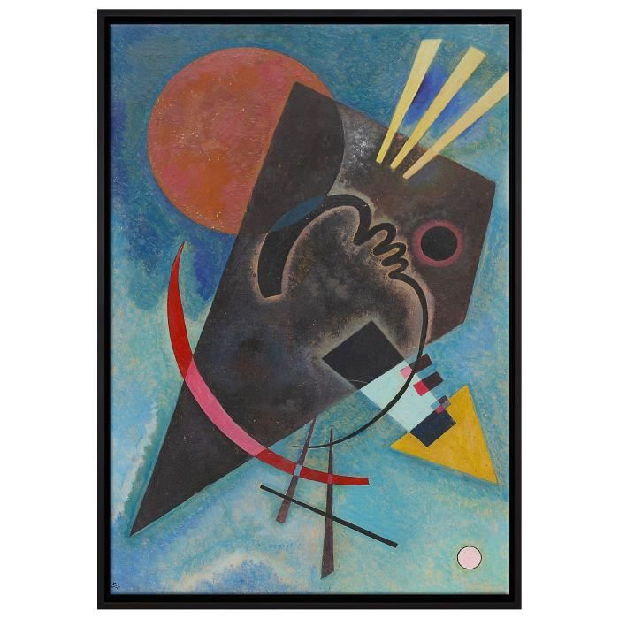 Schweres Rot De Wassily Kandinsky : Tableau Alu, Plexi, Toile, Papier