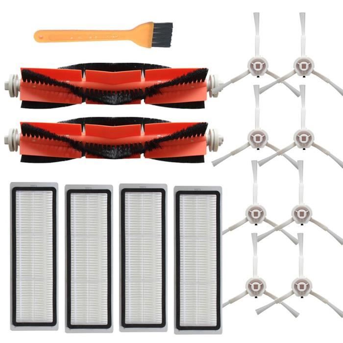 MsDaos Pièces de Rechange 4 Brosses Latérales, Compatibles avec Aspirateurs Robot AIRROBO P20 Pièces de Rechange