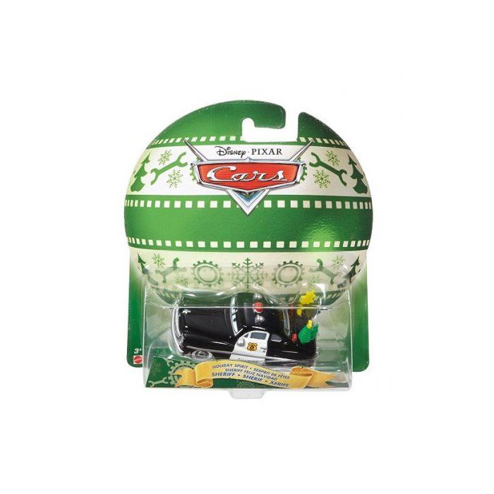 Voiture Disney Cars Esprit De Fete - Sherif Vehicule Miniature Noir Et Blanc RE-F53