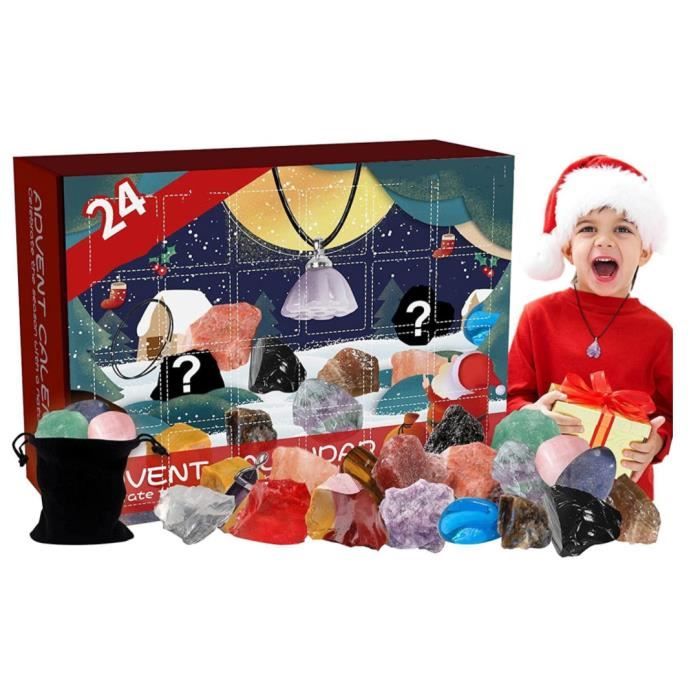 Calendrier De L'Avent 2025 Cristaux - Kit Culture Cristaux 24 Jours Pour Enfants