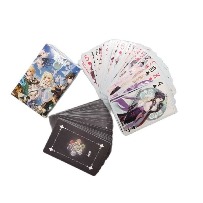 Bleu - Cartes de jeu de société Anime Cartoon Genshin Impact Cosplay,  Shikanoin Heizou Collei Yata ko, Couver - Cdiscount Jeux - Jouets