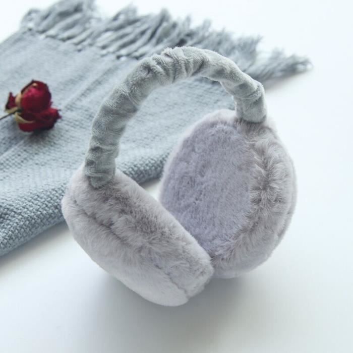 Cache-oreilles - GRAY - Femme - Confortables - Ajustables - Pliables ...