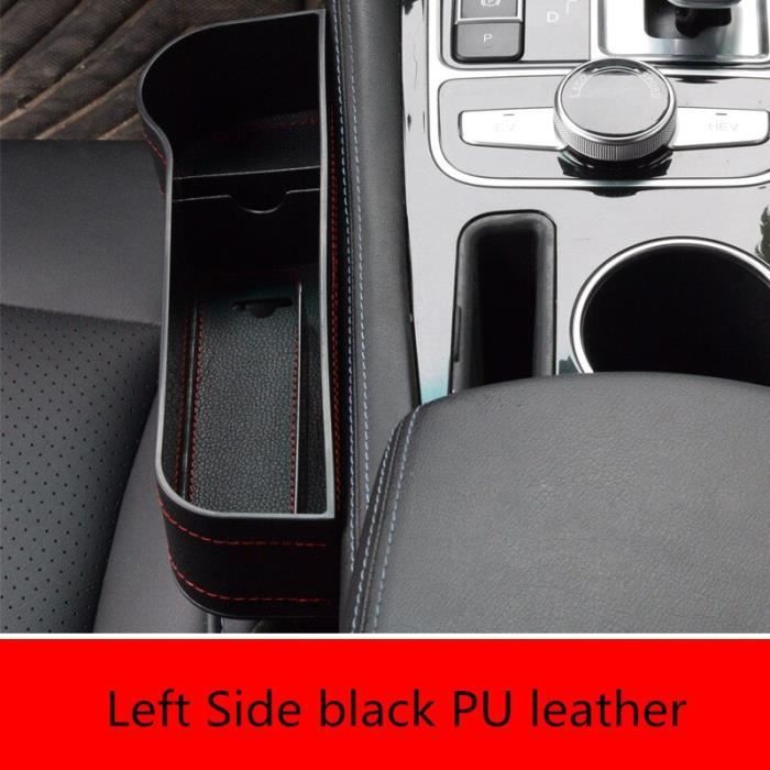 Rangement,Paire passager côté conducteur siège de voiture espace boîte de rangement  pour BMW X5 E53 E70 - Type Pu black Left Side - Cdiscount Auto