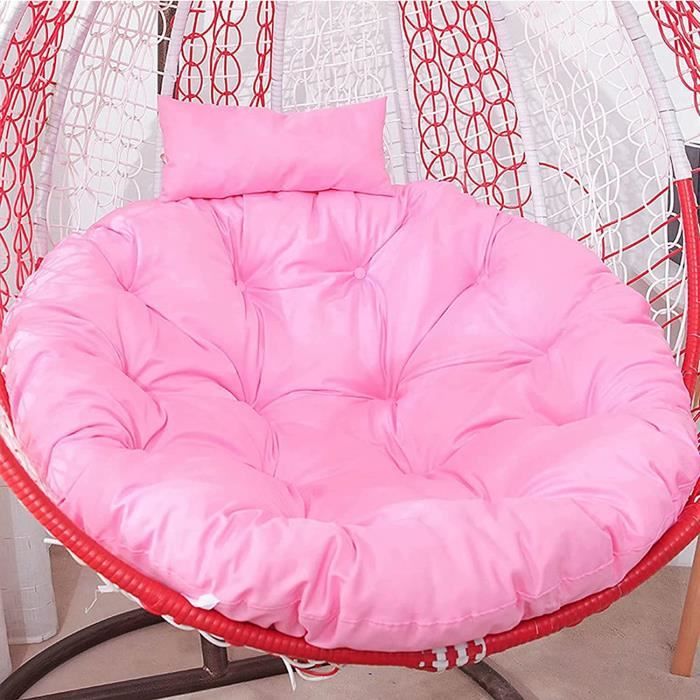 LSyySy Coussin De Chaise Double Papasan 170,2 X 119,4 Cm - Épais Rond En Rotin, Résistant Aux Couleurs Vives Pour Intérieur/Extérieur