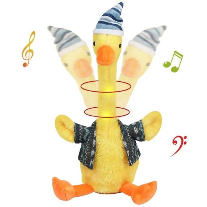 Jouet de Canard Dansant, poupée en Peluche de Canard Musical