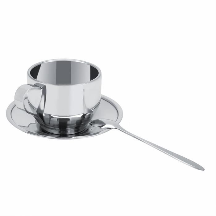 Tasse à café à double paroi en acier inoxydable 304, capsule