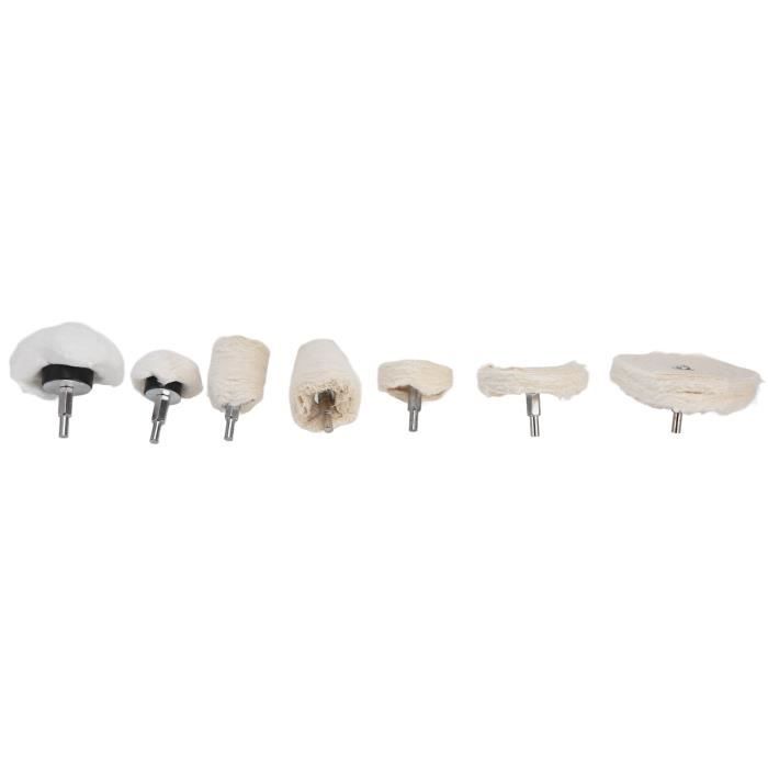 Lot De 10 Roues De Polissage Goliath MCYB 1-1/2 Avec Tige 1/4 - Neuf Sous Emballage