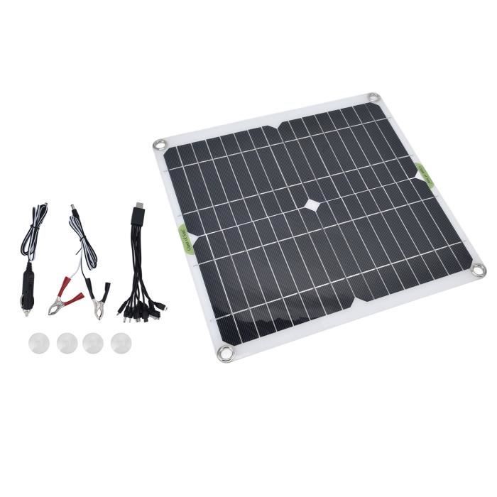 Kit Panneau Solaire JES - 70W 12V - Portatif Pour Batterie - Neuf