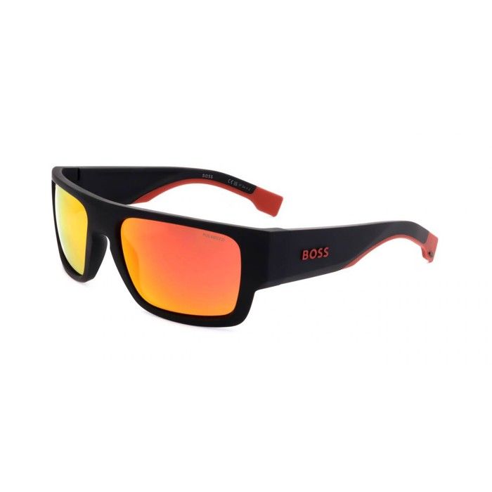 Lunettes de Soleil Hugo Boss BOSS 1498/S 58/18/130 Matte black red ...