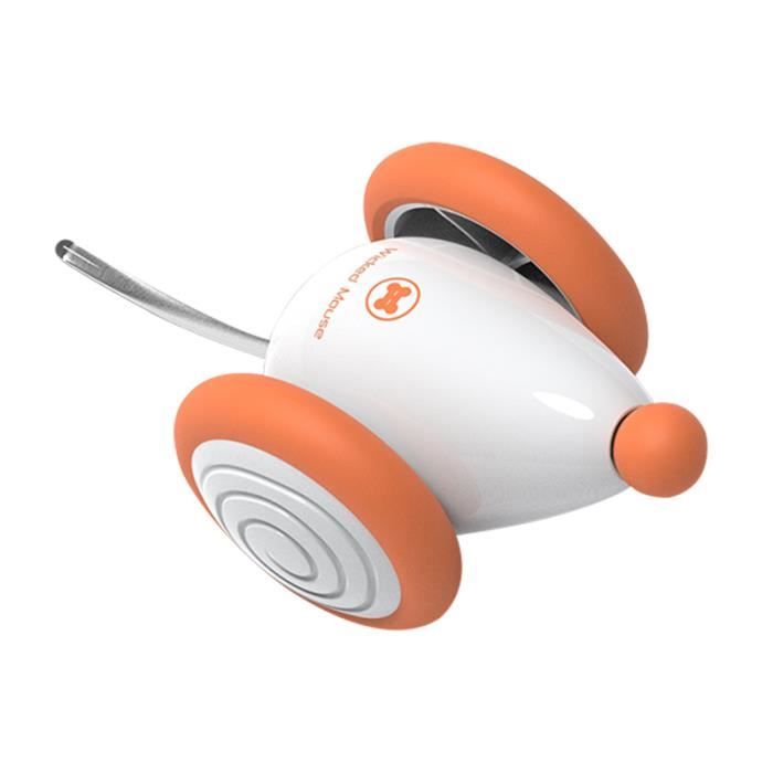 Wicked Mouse jouet interactif pour chat souris Orange/Blanc