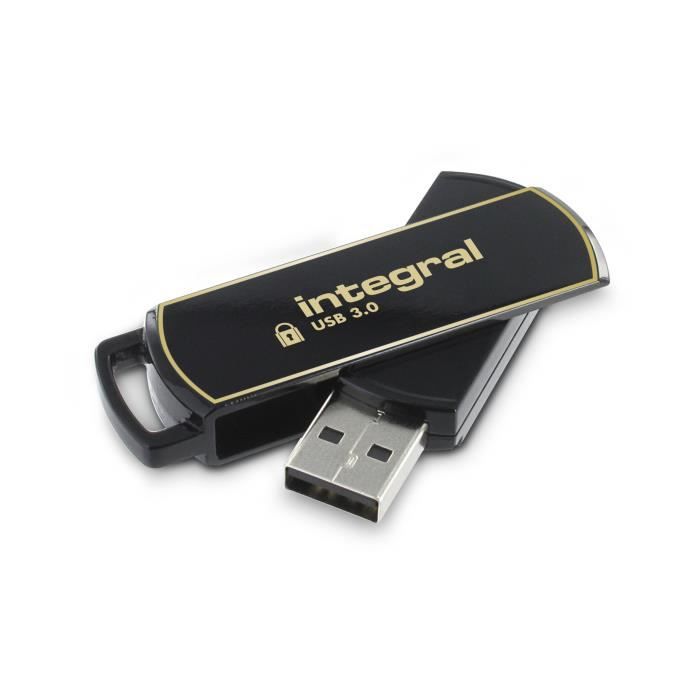 Integral Clé USB - 256 Go - USB 3.0 - Chiffrement AES-256 - Secure 360
