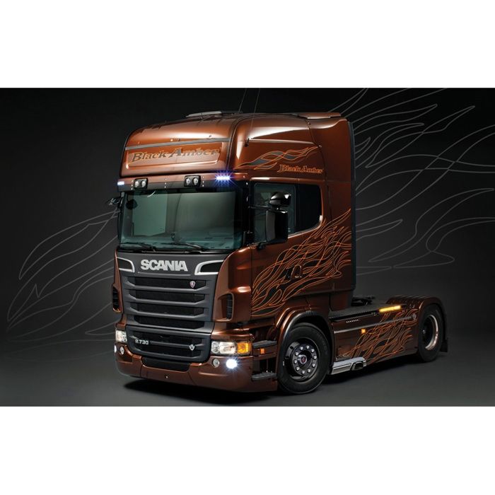 Maquette camion : Scania R Black Amber - Cdiscount Jeux - Jouets