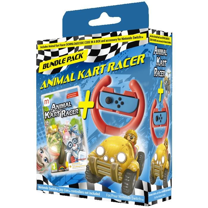 Jeu de course Animal Kart Racer Nintendo SWITCH 4 joueurs Code de téléchargement Standard - vue 5