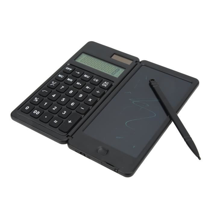 Classeur De Conférence A5 En Similicuir Noir - Avec Bloc-notes, Calculatrice, Stylo Et Poches - 5