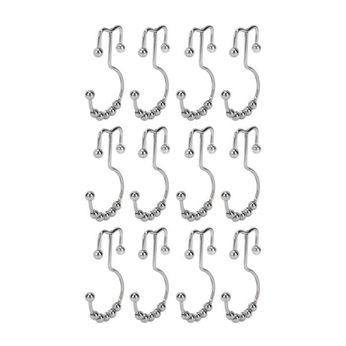 Crochets de Rideaux, Crochet de Rideau Rail, 50 Pièces Crochets de