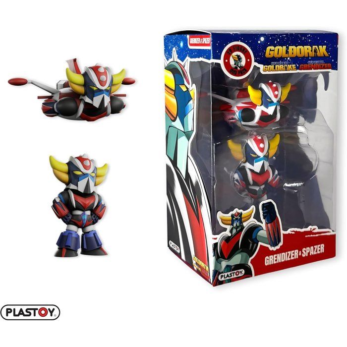 Plastoy figurines Goldorak et soucoupe Pack de 2