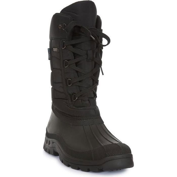 Bottes de neige adulte - TRESPASS - STRAITON II - Noir - Textile - Imperméable - Confortable