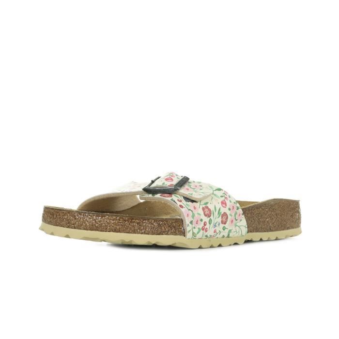 birkenstock meadow flowers beige