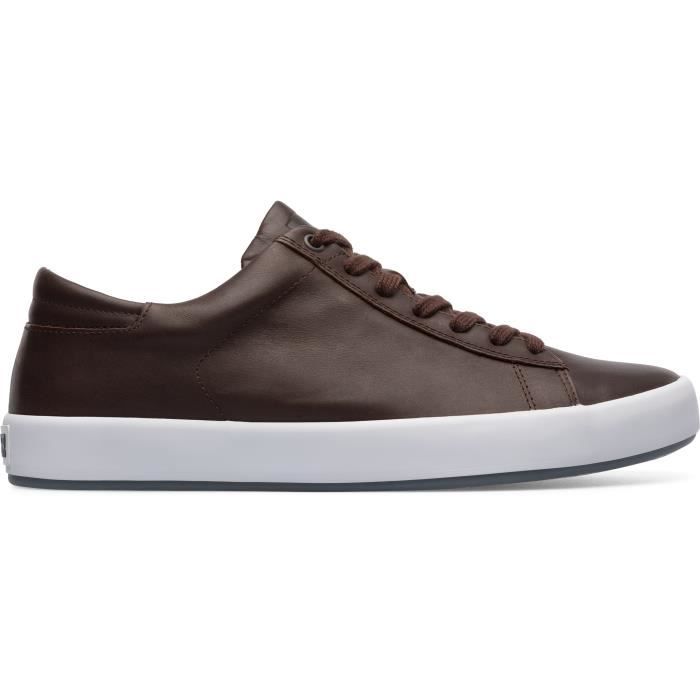 Baskets Homme - CAMPER - Andratx K100231-018 - Cuir - Lacets - Marron